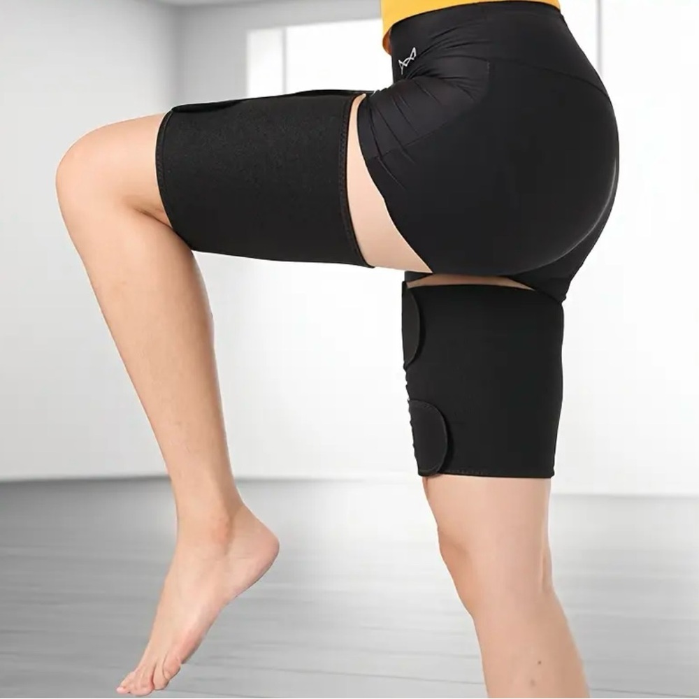 Black Women's Compression Thigh Shapers, NEW